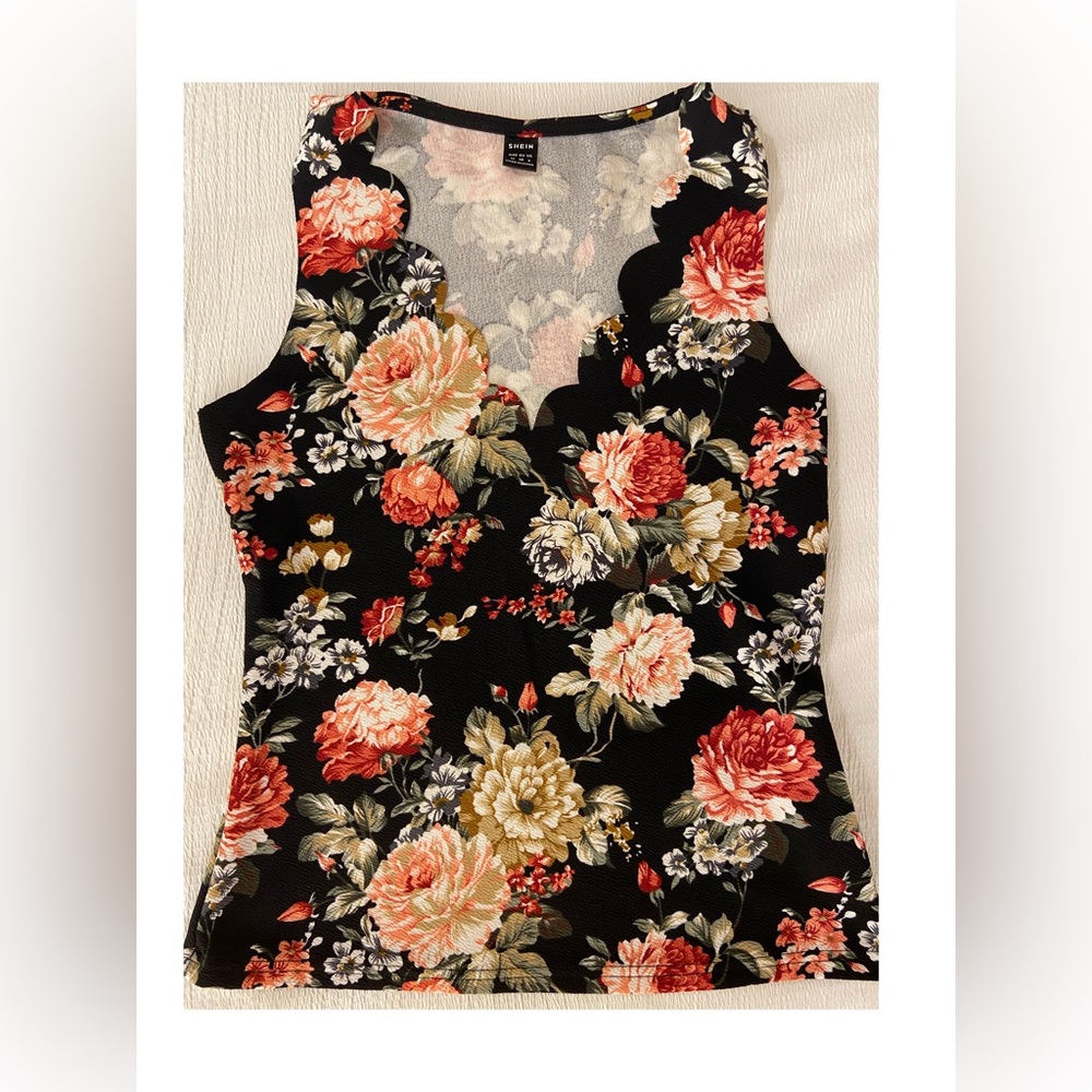 SHEIN floral blouse, Size M